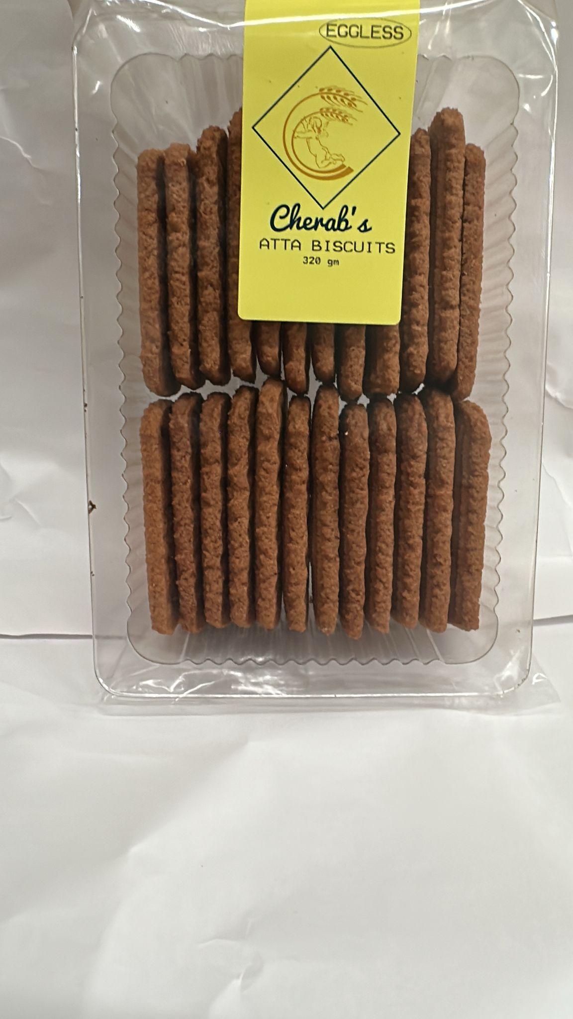 Eggless Atta Biscuits